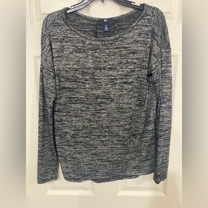 GAP Charcoal and Black Women's Top